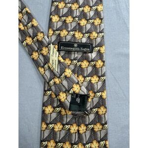 Ermenegildo Zegna Floral Men's Dress Tie‎